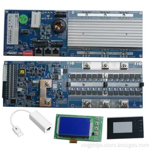 Newest Version 10E Smart Lithium Battery Charger Protection Board BMS with Bluetooth Module (24V/48V 100A/150A/200A)